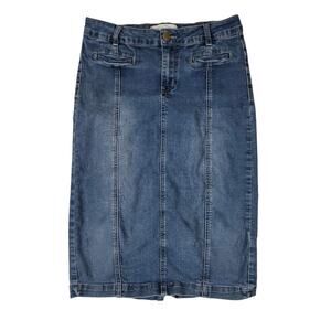 Est 1946 Denim Skirt Jeans Pencil Skirt Womens 6 Medium Wash 0742